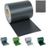 tectake&reg; Sichtschutzfolie, Sichtschutzstreifen mit Befestigungsclips,...