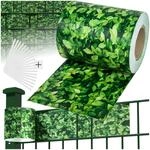 tectake&reg; Sichtschutzfolie, Sichtschutzstreifen mit Befestigungsclips,...