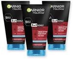 Garnier Hautklar 3 in 1 Gesichtsreinigung f&uuml;r unreine Haut, Anti-Mitesser Reinigung,