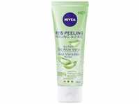 NIVEA Reis Peeling Bio Aloe Vera (75 ml), natürliche Gesichtsreinigung mit...