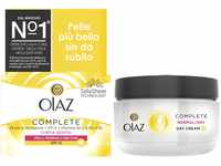 Olaz Complete 3-in-1-Creme mit LSF 15 für normale und trockene Haut, 110 g