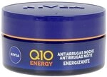 NIVEA Q10 Energy Crema de Noche Antiarrugas + Energizante (50 ml), crema facial para