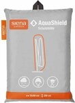 Siena Garden D41181 AquaShield Ampelschirmschutzh&uuml;lle, silber-grau, mit Active Air