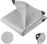 WOLTU PVC Abdeckplane Wasserdicht Rei&szlig;fest 500g/m&sup2; 2x3m Hellgrau