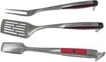 Char-Broil 140 767 - Comfort Grip 3-teiliges Grillbesteck, Edelstahl.