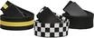 Urban Classics Herren Belts Trio G&uuml;rtel, Mehrfarbig (Black/White/Yellow 01181), No