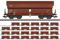 M&auml;rklin H0 24er-Set Schwenkdachwagen Tals 968 der DB (730)