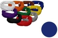 Hochflexibles Kabel, Durchmesser 0,5mm, AWG36, 10m Wickel Blau