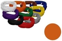 Hochflexibles Kabel, Durchmesser 0,5mm, AWG36, 10m Wickel Orange