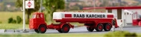 Wiking 080695, Wiking H0 LKW Henschel Tanksattelzug Raab Karcher