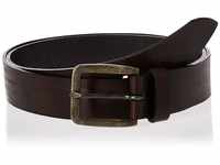 Herren Jack & Jones Basic Ledergürtel JACVICTOR Leather Belt Metallstiftschnalle,