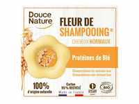 Douce Nature Bio Shampoo Blume für normales Haar, ohne Sulfate, 85 g