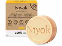 Niyok® 2-in-1 Festes Shampoo + Conditioner "Vitamina" (80g) • Vegane...