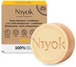 Niyok&reg; 2-in-1 Festes Shampoo + Conditioner "Vitamina" (80g) &bull; Vegane Haarseife &bull;