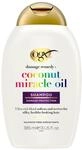 OGX Coconut Miracle Oil Shampoo 385 ml, feuchtigkeitsspendendes Haarshampoo mit