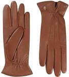Roeckl Damen Classic - Ruched Handschuhe, Braun, 8 EU