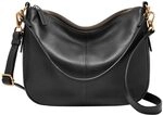 Fossil Damen JOLIE Schwarz Leder Crossbody, ZB7716001