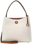 L.CREDI Handtasche Filiberta mit Label-Applikationen