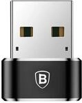 Baseus CAAOTG-01 - Mini-Adapter Typ C weiblich auf USB 2.0 m&auml;nnlich - 5A max USB 2.0