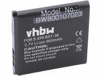vhbw Li-Ion Akku 900mAh (3.7V) kompatibel mit Smartphone, Telefon, Handy...
