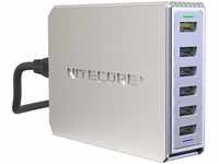 Nitecore UA66Q: 6 Port USB Desktop Adapter, Schwarz