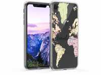 kwmobile Case kompatibel mit Apple iPhone XR - Hülle Silikon transparent Travel