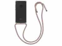 kwmobile Necklace Case kompatibel mit Huawei P10 Lite Hülle - Silikon Cover mit