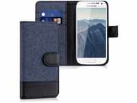 kwmobile Wallet Case kompatibel mit Samsung Galaxy S4 Mini - Hülle mit...