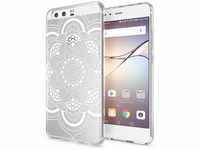 NALIA Handyhülle kompatibel mit Huawei P10, Motiv Design Slim Silikon Case...
