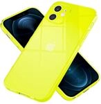 NALIA Neon Silikonh&uuml;lle f&uuml;r iPhone 12 - Linsenschutz - H&uuml;lle, Gelb