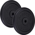 ScSPORTS&reg; Hantelscheiben 30mm Set 2&ndash;120 kg aus Gusseisen | Gewichtsscheiben...