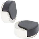 WAGNER Design-Wand- und Boden T&uuml;rstopper SCREW - Durchmesser &Oslash; 38 x 40 x 15 mm,