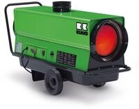 Remko &Ouml;l-Heizautomat ATK 25 - mobile Heizkanone mit Abgasanschluss und &Ouml;lbrenner