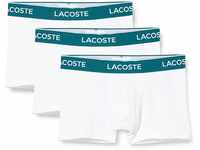 Lacoste Herren 5H3389 Boxer Shorts, Blanc, XL (3er Pack)
