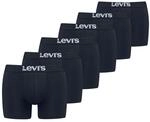 Levi's Herren Levi's Men's Solid Basic (6 pakker) Boxer Shorts, Blau, XXL EU