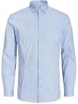JACK & JONES JJPRPARMA SHIRT L/S NOOS Herren,Cashmere Blue/Fit:super Slim,L