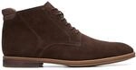 Clarks CitiStrideRise Herren Wildlederschuhe mit Schn&uuml;rung und Rei&szlig;verschluss