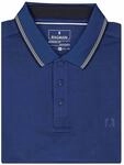 RAGMAN Herren Piqu&eacute;-Polo Keep Dry, modern fit Tintenblau-776, M