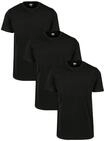Urban Classics Herren Basic Tee 3-Pack Dreierpack T-Shirt, Schwarz (Black/Black/Black