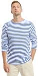 Armor Lux Herren Marini&egrave;re Houat H&eacute;ritage Homme T-Shirt, Mehrfarbig (wei&szlig;