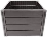 KHW | Hochwertiges Hochbeet | Demeter M | platzsparend | 82 &times; 82 &times; 61 cm - 336