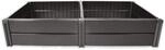 KHW | Hochwertiges Hochbeet | Demeter L | platzsparend | 158 &times; 82 &times; 31 cm - 336