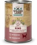Wildes Land - Nassfutter f&uuml;r Hunde - Nr. 5 Rind - 6 x 400 g - mit...
