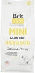 Brit Care Mini Hair und Skin Grain Free Lachs und Hering - 7 kg
