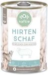 naftie Premium Hundefutter 100% Hirten Schaf - Reinfleisch-Dosen pur - Nassfutter
