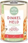 naftie veganes Hundefutter Bio Dinkel Held - Nassfutter Men&uuml; mit Dinkelflocken -