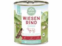 naftie Bio Hundefutter Wiesen Rind - Premium Nassfutter Menü mit Rindfleisch &