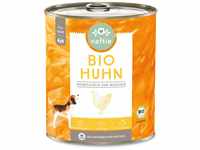 naftie Bio Hundefutter 100% Bio-Huhn - Reinfleisch Huhn pur - Nassfutter für...