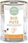naftie Bio Hundefutter 100% Bio-Pute - Reinfleisch-Dose Pute pur - Hunde-Nassfutter