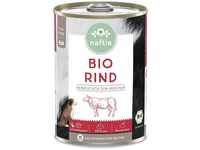 naftie Bio Hundefutter 100% Bio-Rind - Reinfleisch-Dose Rind pur -...